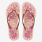 Sandálias Havaianas Slim Organic 2025/26, Rosa/Dourado