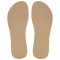Sola Slim, 100% Borracha, Areia