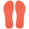 Sola Slim, 100% Borracha, Vermelho Coral