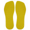 Sola Slim Square, 100% Borracha, Amarelo Solar