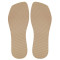 Sola Slim Square, 100% Borracha, Areia