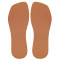 Sola Slim Square, 100% Borracha, Terracota