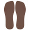 Sola Slim Square, 100% Borracha, Marrom Cacau