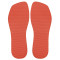 Sola Slim Square, 100% Borracha, Vermelho Coral