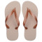Chinelo Basic, Sr.Chinelo, 100% Borracha, Areia