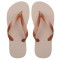 Chinelo Basic, Sr.Chinelo, 100% Borracha, Areia