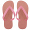 Chinelo Basic, Sr.Chinelo, 100% Borracha, Rosa Glacê