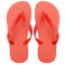 Chinelo Basic, Sr.Chinelo, 100% Borracha, Vermelho Coral