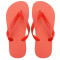 Chinelo Basic, Sr.Chinelo, 100% Borracha, Vermelho Coral