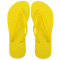 Chinelo Slim, Sr.Chinelo, 100% Borracha, Amarelo Solar