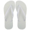 Chinelo Slim, Sr.Chinelo, 100% Borracha, Branco