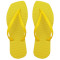 Chinelo Slim Square, Sr.Chinelo, 100% Borracha, Amarelo Solar
