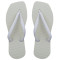 Chinelo Slim Square, Sr.Chinelo, 100% Borracha, Branco