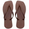 Chinelo Slim Square, Sr.Chinelo, 100% Borracha, Marrom Cacau