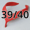 Correia Delta para Chinelo, Vermelho